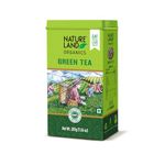 Natureland Organics Green Tea 200 Gm - 100% Organic Loose Leaf Tea