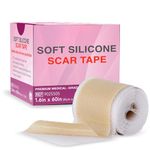 Medical Grade Silicone Scar Sheets - 1.6x60 inch - Non-Irritating Scar Strips for Surgical Scars, C-Section, Tummy Tuck, and Keloid - Premium Soft Gel Strips for Pain-Free Scar Removal