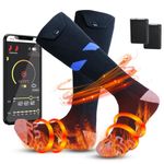 Heated Socks for Men Women - Electric Rechargeable Heated Socks with APP Control Men Women Feet Warmer for Winter