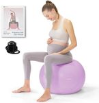 YOTTOY Pregnancy Birthing Ball, 1.8mm Thick Yoga Ball for Prenatal Exercise & Labor Preparation, Includes Pump