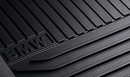 BMW Genuine Rear Floor Mat All Weather Black Fits F10 F10 LCI F11 51472346785