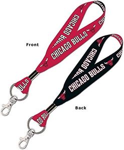 WinCraft NBA Chicago Bulls Lanyard Key Strap, 1"