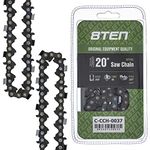 8TEN Ripping Chainsaw Chain 20 Inch .050 .325 80DL for Husqvarna 455E 460 Rancher Jonsered 2035 Craftsman S205