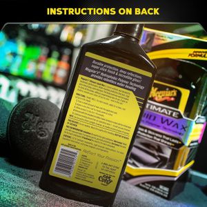 Meguiar's Ultimate Liquid Car Wax 473ml – Durable Shine with Towel & Applicator