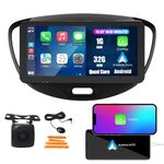 WOSTOKE Car CarPlay Android Auto Navigation Stereo GPS Radio Reverse Camera Display 10.33" QLED Touchscreen Headunit Tablet Pad Media Player For Hyundai I10 2008-2012, if Applicable Quad Core 1G+32G