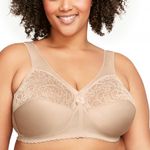 Glamorise Women's Plus Size Magic Lift Full-Figure Support Bra #1000, Blush, 42 DD