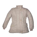 Malvina Kid's Girl's Winter Wears Full Sleeve Hooded Jacket (Beige,11-12 Years)