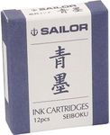 Sailor Fountain Pen, Pigment Cartridge Ink, Blue Ink 13-0604-142