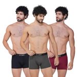 ALMO Second Skin Micromodal Neo Trunk (Pack of 3) | Odour-Free Comfort | Non Itch | Sweat Proof | Ultra Soft Waistband