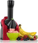 Yonanas 902RD Classic Vegan Non-Dairy Frozen Fruit Soft Serve Dessert Maker, BPA Free, Includes 36 Recipes, 200-Watts, Red