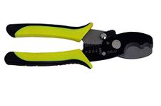 Jon Bhandari Tools Multi-Purpose Wire Stripper, Cable Cutter & Crimping Tool | Insulation Stripper for Copper & Aluminum Wires | Heavy Duty Electrician Tool for Cutting, Crimping, Bending & Stripping