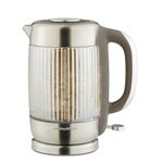 Morphy Richards Lantern Ribbed Kettle, 1.5L, 3Kw Rapid Boil, 360 Degree Base, Dry Boil Protection, Heat & Stain Resistant, Auto Switch Off, Concealed Heating Element, Amber, 108002