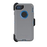 OtterBox Defender Series Case for iPhone 8 and iphone 7 - Retail Packaging - Marathoner (Cowabunga Blue/Gunmetal Grey)