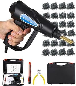 jutyum 70W Soldador de Plastico,Soldador de Plástico con 600 PCS Grapas,Plástico Soldadura Máquina,Plástico Soldadura Reparando Kit para Reparación de Parachoques de Auto,Plástico Soldadura Máquina