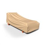 Budge Chelsea Medium Outdoor Chaise Lounge Cover P2A02TN1, Tan (30 H x 27 W x 80 D)