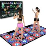 FYKTIK Dance Mat for Girls, Kids Dance Mats Toys for Kids with 60 Games & 200 Songs, Electronic Dance Pad for TV & Computer, Fun Interactive Dancing Game, Christmas & Birthday Gift for Boys & Girls