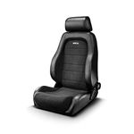 Sparco Sport Seat GT - Black Skai/Microfibre - Reclinable