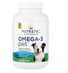 Nordic Naturals, Omega-3 Pet, Fish Oil for Dogs, 180 Softgels, Soy Free, Gluten Free, Non-GMO
