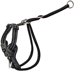 Rogz Utility Control Stop Pull Two Point Steering Dog Harness Black Medium