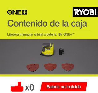 RYOBI 18V Cordless Palm Sander – Compact Handheld Power Tool