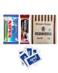 NEWRISE COMBO PACK (Nova Creamer (Milk) 200 Sachet + Nes-cafe Coffee 60 Sachet + Mawana Brown Sugar 200 Sachet + Accessories)