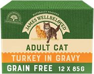 James Wellbeloved Complete Wet Adult Cat Food Turkey, 12 x 85 g