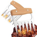 2Pcs BBQ Meat Claws, Stainless Steel Bear Claws Meat Shredder Claws, Pulled Pork Claws, Quickly and Easily Lift, Handle, Shred, and Cut Pork, Chicken, Beef & Turkey