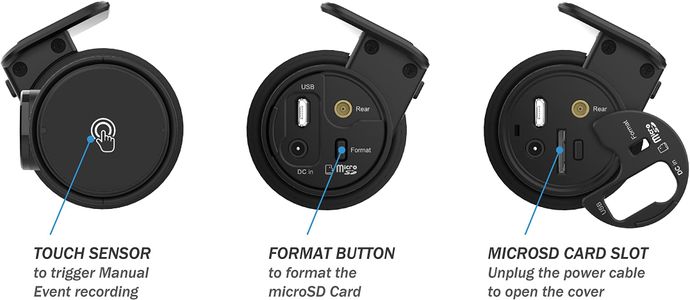BlackVue DR770X-2CH Dash Cam 64GB – Front and Rear Full HD Camera