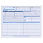 Adams Employees Personnel File Folder, Heavy Card Stock, 11-3/4 x 9-1/2 Inches, Pack of 20 Folders (9287ABF),Blue/White