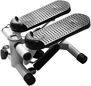 Mini Stepper, Stepper Swing, Up-Down Stepper, l'Entraînement Jambes et Bras Stepper Ordinateur entraînement Fitness à Domicile Jambes et Fessiers Santé-38 * 30 * 21 cm-noir
