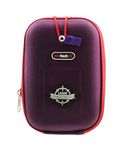 Navitech Purple Eva Hard Case/Cover Compatible With The Bushnell Tour V1, V2, V3, V4 Golf GPS Rangefinder with Caribina