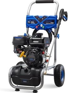 MUTAOMAY 3500PSI Gas Pressure Washer, 2.3GPM Gas Powered High Pressure Washer with 209CC Engine, 4 Adjustable Nozzles, 25 ft High Pressure Hose for Cleaning Walls, Terraces, Vehicles, Garden (Blue)