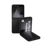 Samsung Galaxy Z Flip7 FE AI Phone, Foldable Design, Wide Cover Screen, 50 MP Camera, Smooth Processor, 256GB Storage, 8 GB Memory, Black, 3 Year Samsung Extended Warranty (UK Version)