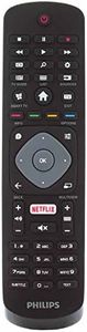 Philips 996596003606 Télécommande d'origine pour 32PFS5362 49PUS610112 65PUS6262 LCD LED 3D HD Smart TV avec Bouton Netflix