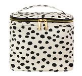 Kate Spade New York Insulated Lunch Tote, Small Lunch Cooler, Thermal Bag with Double Zipper Close and Carrying Handle, Flamingo Dot