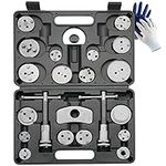 ATPEAM 23 PC Brake Caliper Tool | Heavy Duty Disc Brake Piston Caliper Compressor Rewind Tool Set for Brake Pad Replacement Reset | Professional Automotive Tool Kit