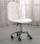 White Chair With Wheels