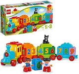 LEGO 10847 DUPLO Number Train Toy, Award-Winning Building Set with Large Number Bricks, Preschool Education Toys for Toddlers 1 .5 Years Old