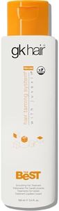 The Best Keratin Hair Treatment By GK HAIR Long Lasting Professional Brazilian Complex Blowout Taming Repairing Straightening Smoothing For Silky Smooth Frizz Free Hair - 100ml