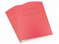 Silvine Exercise Book Ruled 229x178mm Red (Pack of 10)