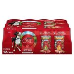 Purina ONE Tender Cuts Wet Dog Food, in Gravy Variety Pack 2 Flavours - 368 g Can (12 Pack)