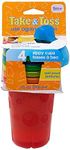 The First Years Take & Toss - Spill Proof Cups (4pcs) (color may vary)