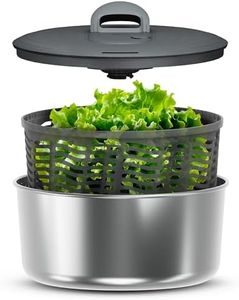 Zyliss Easy Spin Stainless Steel Salad Spinner Large