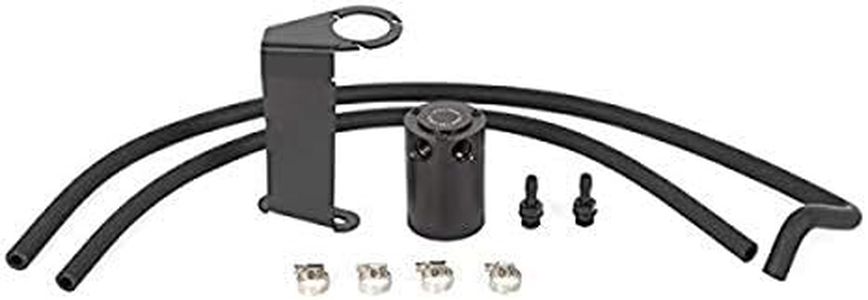 Mishimoto MMBCC-Q50-16PBE Baffled Oil Catch Can Fits Nissan Infiniti Q50 / Q60 3.0T 2016+ Black