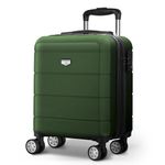 LUGG 15 Inch Jetset Lightweight Travel Cabin Bag Carry On Approved Suitcase ABS Shell Protection Water Resistant & Safe Locking System Easyjet Free Under seat Luggage (45x33x20cm)