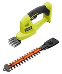 RYOBI ONE+ 18-Volt Lithium-Ion Cordless Grass Shear and Shrubber Trimmer - 1.3 Ah Battery and Charger Included