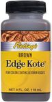 Fiebings - Edge Kote Brown 4oz for Color-Coating Leather Edges Freezable