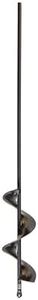 Yard Butler Roto Earth 24” Aerating Irrigating Planting Auger Drill Bit, Heavy Duty Drill Device for Digging Holes for Plants - Speed Garden Tool Attachment for Soil Digging, Spiral Landscape Drilling