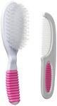 Nuby Comb and Brush Set Pink