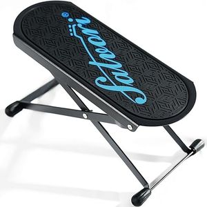 Salvori Guitar Enlarged Foot Stool with Superb Solidity & 5-Tiered Height Adjustment, Guitar Rest/Footrest/Leg Rest/Footstool/Accessories